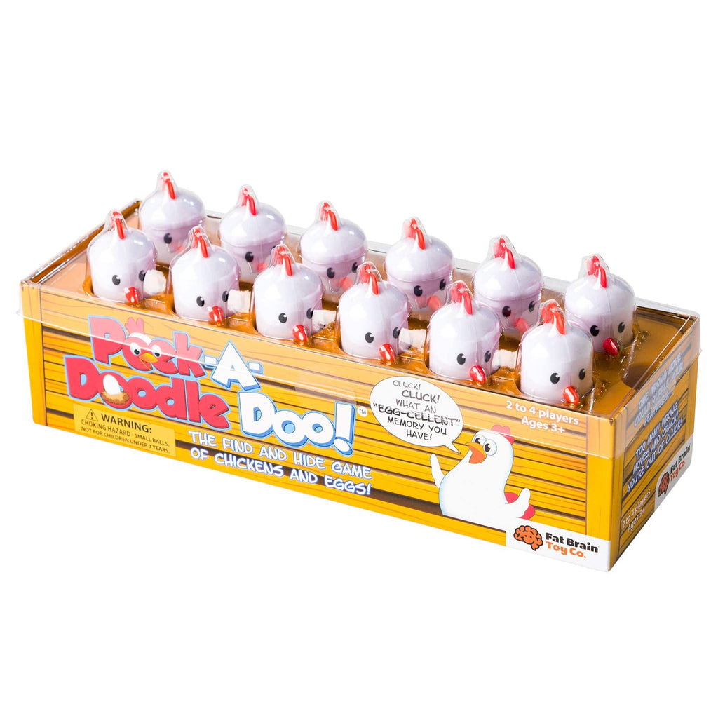 Juegos de mesa Memorice Pollitos Peek-A-Doodle Doo Fat Brain Toys
