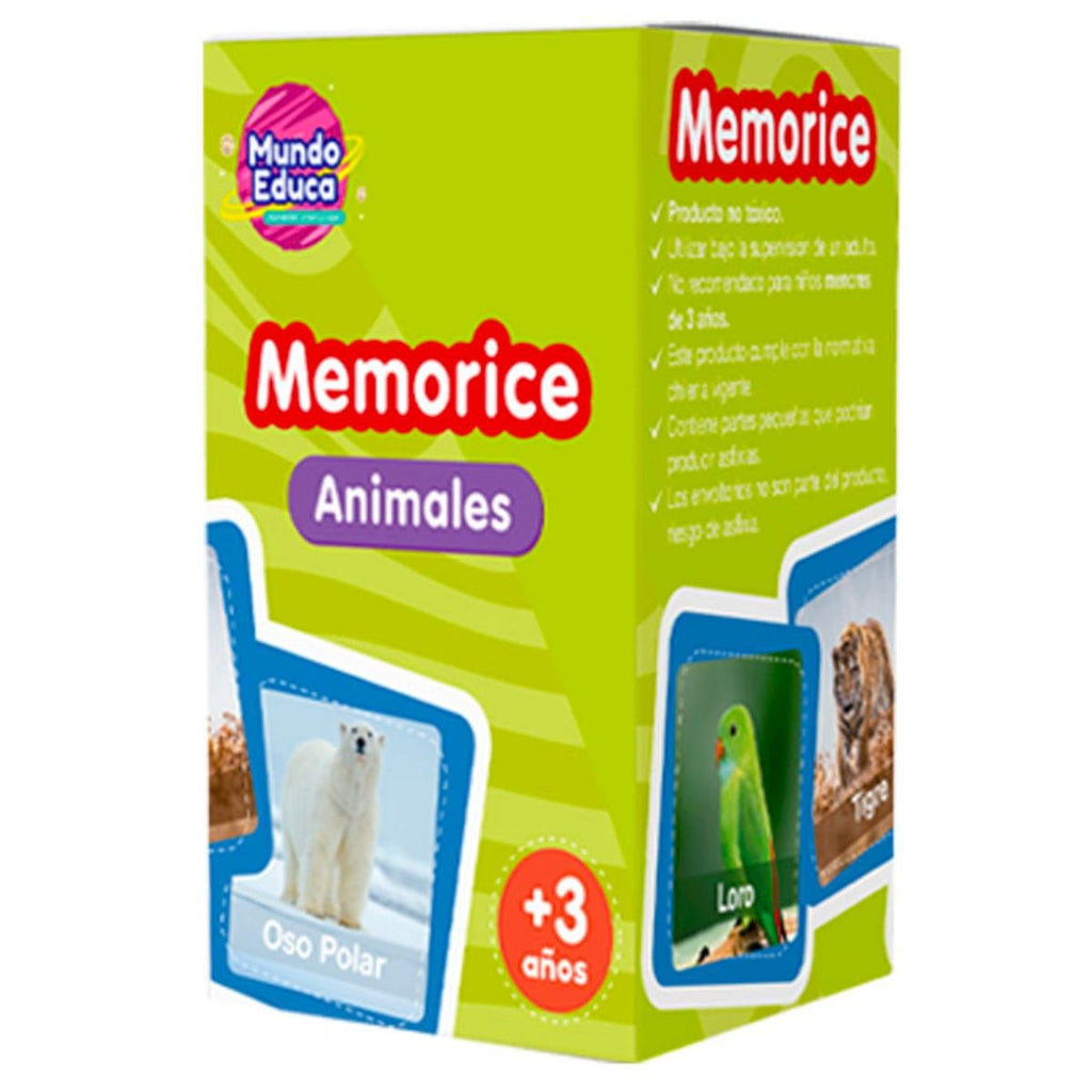 Juguetes educativos Set 3 Memorice: Animales, Frutas y Verduras Adetec 7806515012001