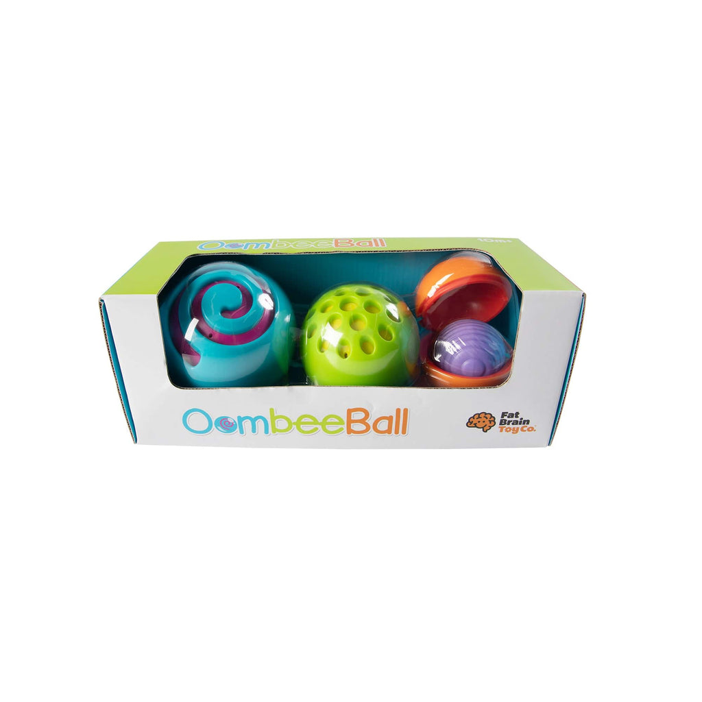 Juguetes de actividades para bebés Pelotas Sensoriales Anidables y Unidas, Oombeeball Fat Brain Toys 811802024749