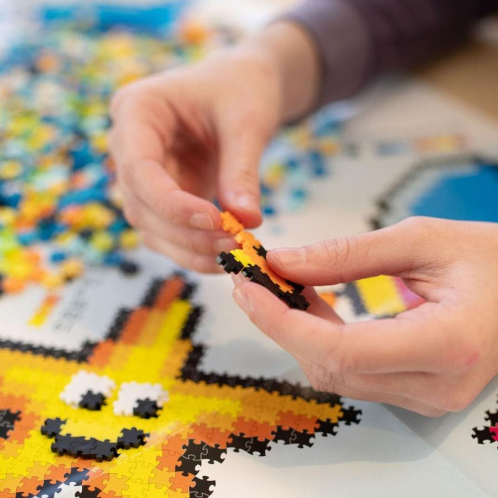 Juguetes Jixelz Puzzle Rompe Cabezas De Pixeles, 1500 Pcs  Set, Bajo El Mar Fat Brain Toys 811802024077