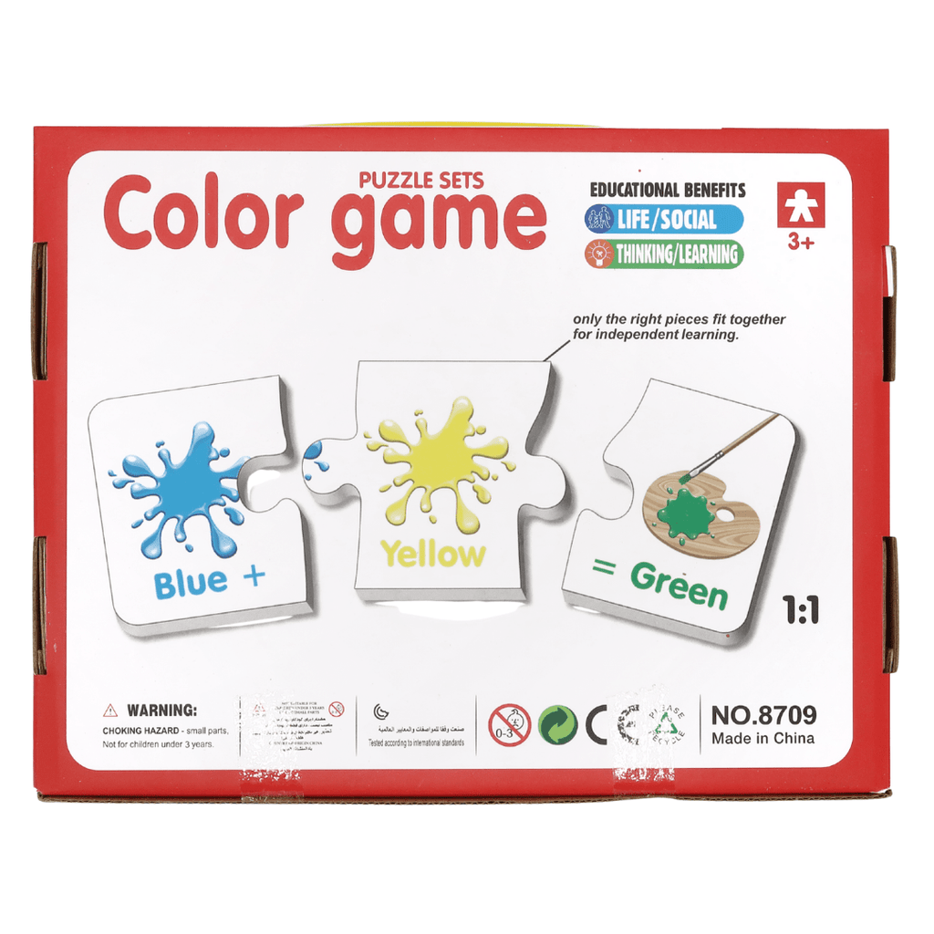 Juguete Puzzle Juego de Colores. Jugar y Crear
